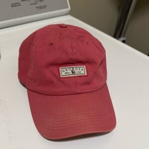 Red Georgia Baseball Cap